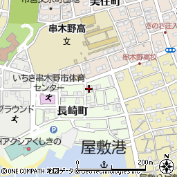 鹿児島県いちき串木野市長崎町7周辺の地図