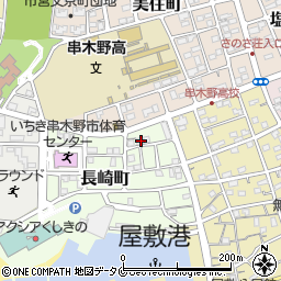 鹿児島県いちき串木野市長崎町4周辺の地図
