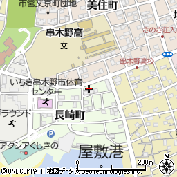 鹿児島県いちき串木野市長崎町6周辺の地図