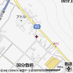 鹿児島県霧島市国分敷根451周辺の地図