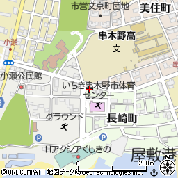 鹿児島県いちき串木野市長崎町89周辺の地図