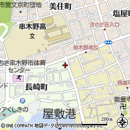 鹿児島県いちき串木野市長崎町1周辺の地図