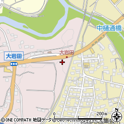 宮崎県都城市大岩田町381-2周辺の地図