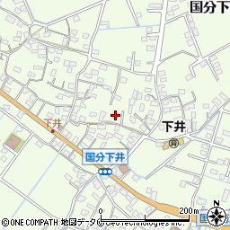 鹿児島県霧島市国分下井3383周辺の地図