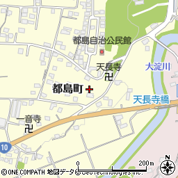 宮崎県都城市都島町1271-2周辺の地図
