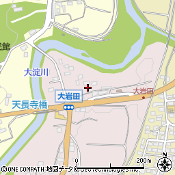 宮崎県都城市大岩田町5388周辺の地図