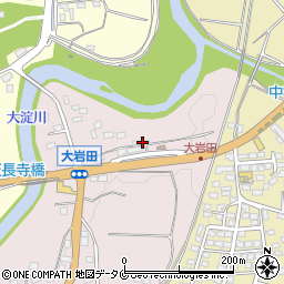 宮崎県都城市大岩田町5389-8周辺の地図