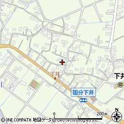 鹿児島県霧島市国分下井3343周辺の地図