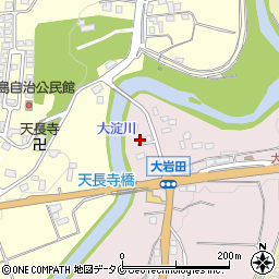 宮崎県都城市大岩田町5296周辺の地図