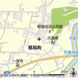 宮崎県都城市都島町1255周辺の地図