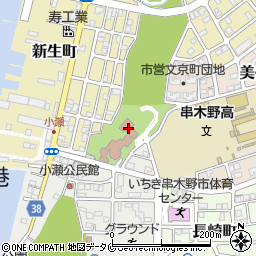 いちき串木野市役所　串木野健康増進センター周辺の地図