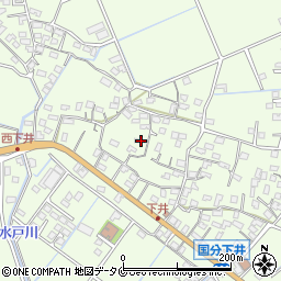 鹿児島県霧島市国分下井44周辺の地図