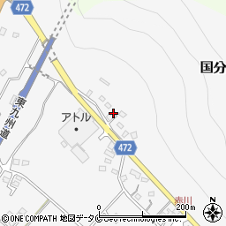 鹿児島県霧島市国分敷根438周辺の地図