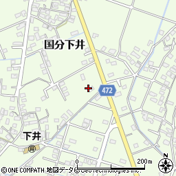 鹿児島県霧島市国分下井1490周辺の地図