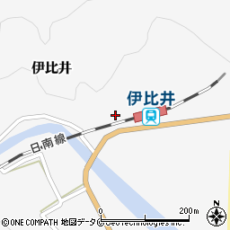 宮崎県日南市伊比井2014周辺の地図