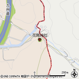 花尾神社周辺の地図