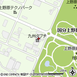 株式会社九州タブチ　上野原テクノパーク工場周辺の地図