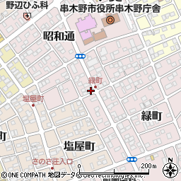 鹿児島県いちき串木野市昭和通196周辺の地図
