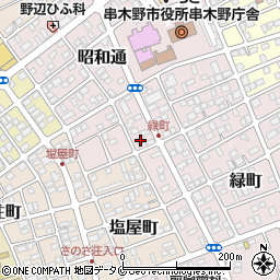 鹿児島県いちき串木野市昭和通197周辺の地図