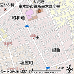 鹿児島県いちき串木野市昭和通173周辺の地図