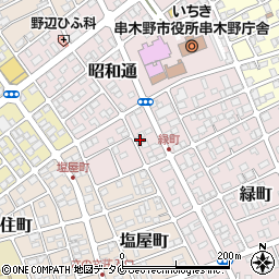 鹿児島県いちき串木野市昭和通190周辺の地図