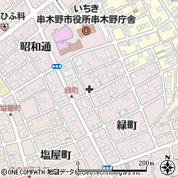鹿児島県いちき串木野市昭和通171周辺の地図