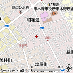 鹿児島県いちき串木野市昭和通214周辺の地図