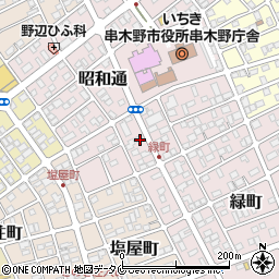 鹿児島県いちき串木野市昭和通189周辺の地図