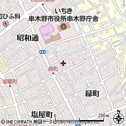 鹿児島県いちき串木野市昭和通169周辺の地図