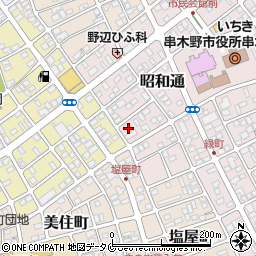 鹿児島県いちき串木野市昭和通222周辺の地図
