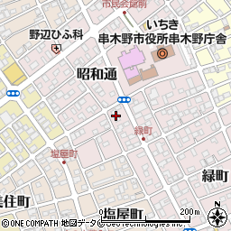 鹿児島県いちき串木野市昭和通186周辺の地図