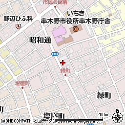 鹿児島県いちき串木野市昭和通181周辺の地図