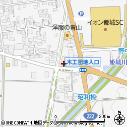 宮崎県都城市早鈴町1486-1周辺の地図