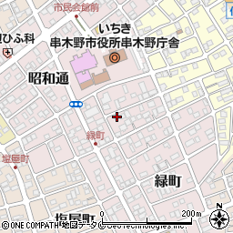 鹿児島県いちき串木野市昭和通167周辺の地図
