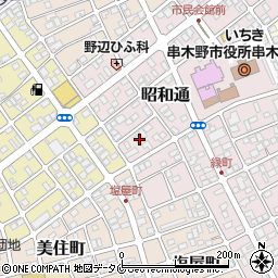 鹿児島県いちき串木野市昭和通227周辺の地図