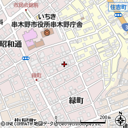 鹿児島県いちき串木野市昭和通157周辺の地図