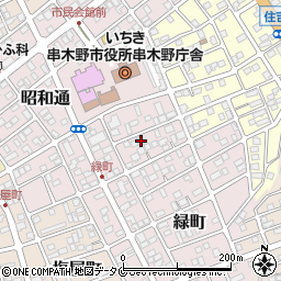 鹿児島県いちき串木野市昭和通162周辺の地図