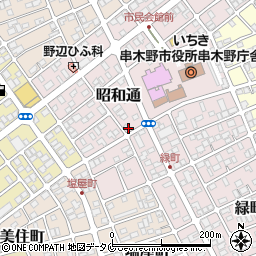 鹿児島県いちき串木野市昭和通236周辺の地図