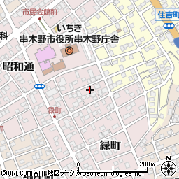 鹿児島県いちき串木野市昭和通158周辺の地図
