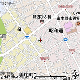 鹿児島県いちき串木野市昭和通266周辺の地図