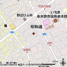 鹿児島県いちき串木野市昭和通232周辺の地図