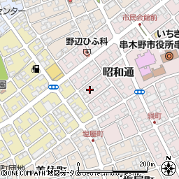 鹿児島県いちき串木野市昭和通262周辺の地図