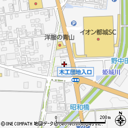 宮崎県都城市早鈴町1490周辺の地図
