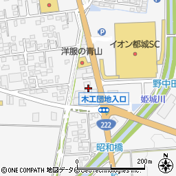 宮崎県都城市早鈴町1490周辺の地図