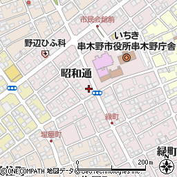 鹿児島県いちき串木野市昭和通240周辺の地図