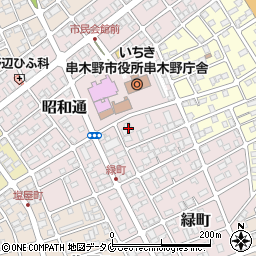 鹿児島県いちき串木野市昭和通148周辺の地図
