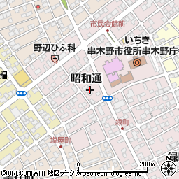 鹿児島県いちき串木野市昭和通244周辺の地図