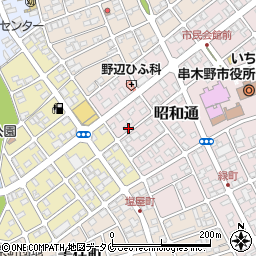 鹿児島県いちき串木野市昭和通270周辺の地図