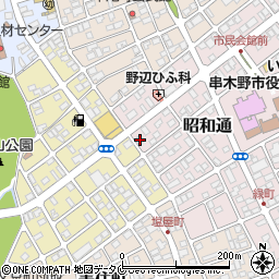 鹿児島県いちき串木野市昭和通16周辺の地図