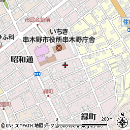 鹿児島県いちき串木野市昭和通140周辺の地図